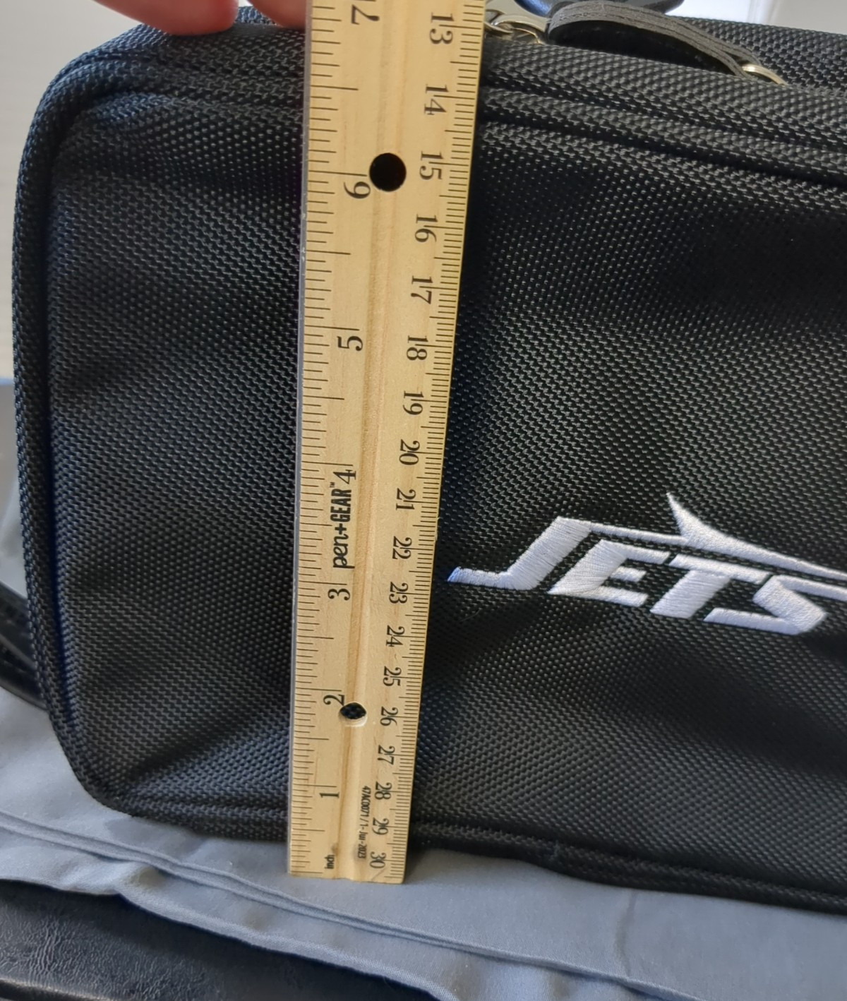 New York Jets Small Travel Bag or Bathroom Toiletries Black Small Mercury Tablet