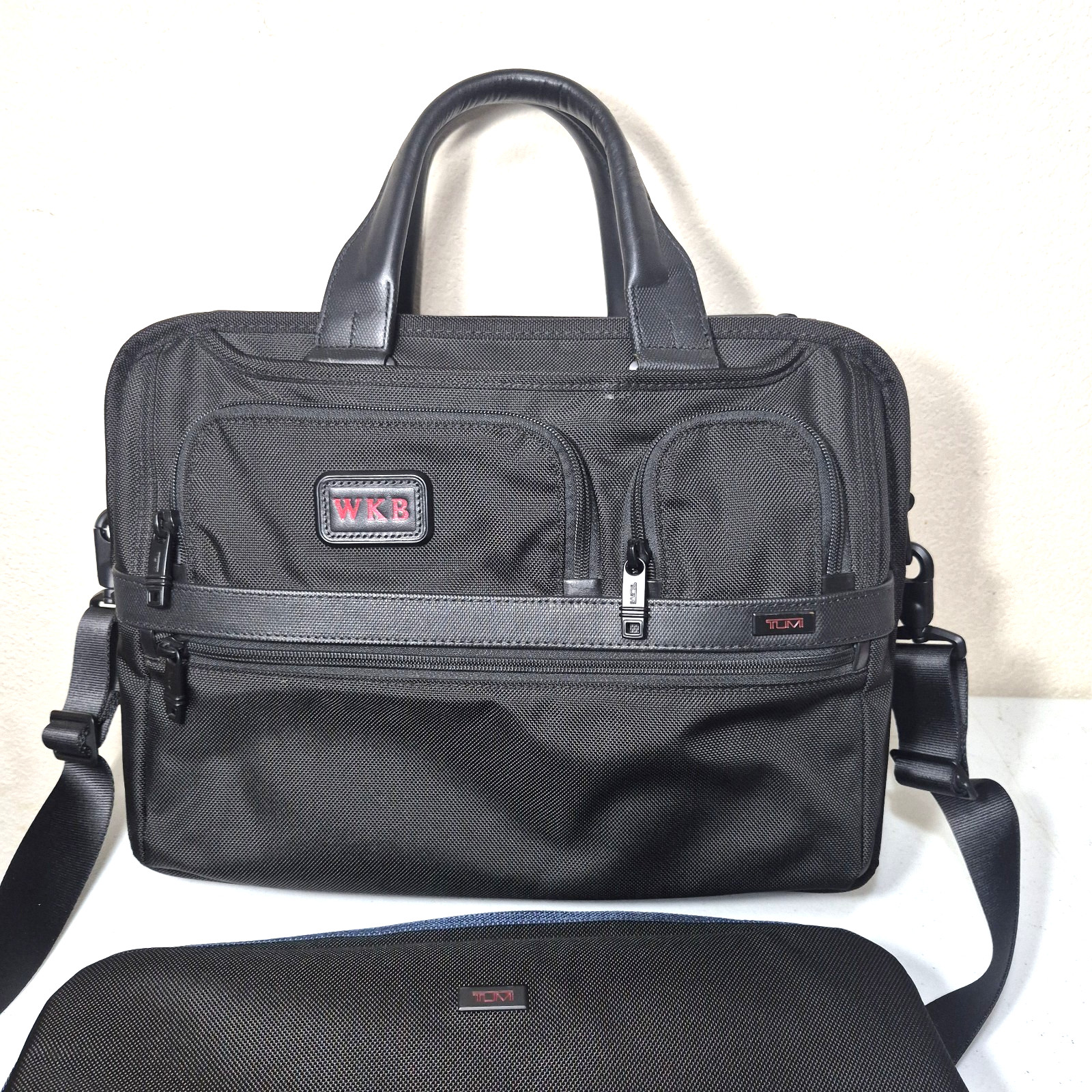 Tumi Alpha 2 Expandable Organizer Briefcase Bag 26141D2 w/Laptop Sleeve