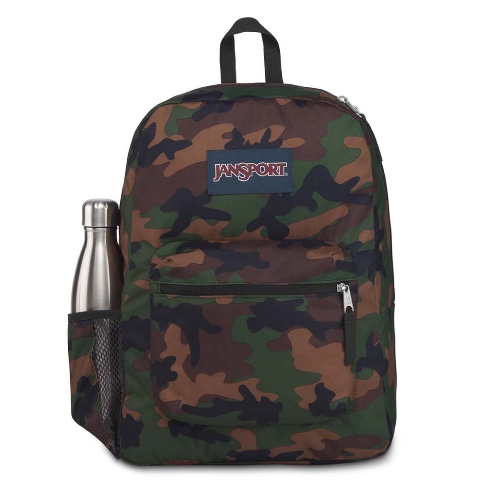 JanSport Cross Town 100% Authentic School Backpack With Front Pocket 13×8.5×17