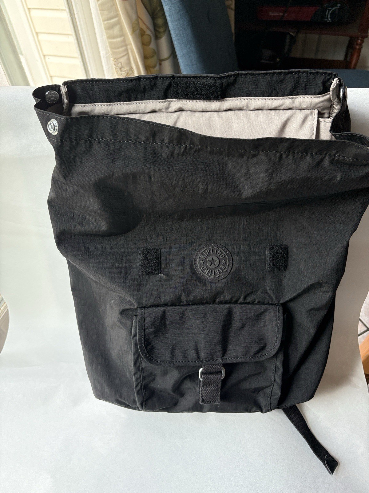 Kipling Jinan Large Backpack with Laptop Protection Black, Up to 15″