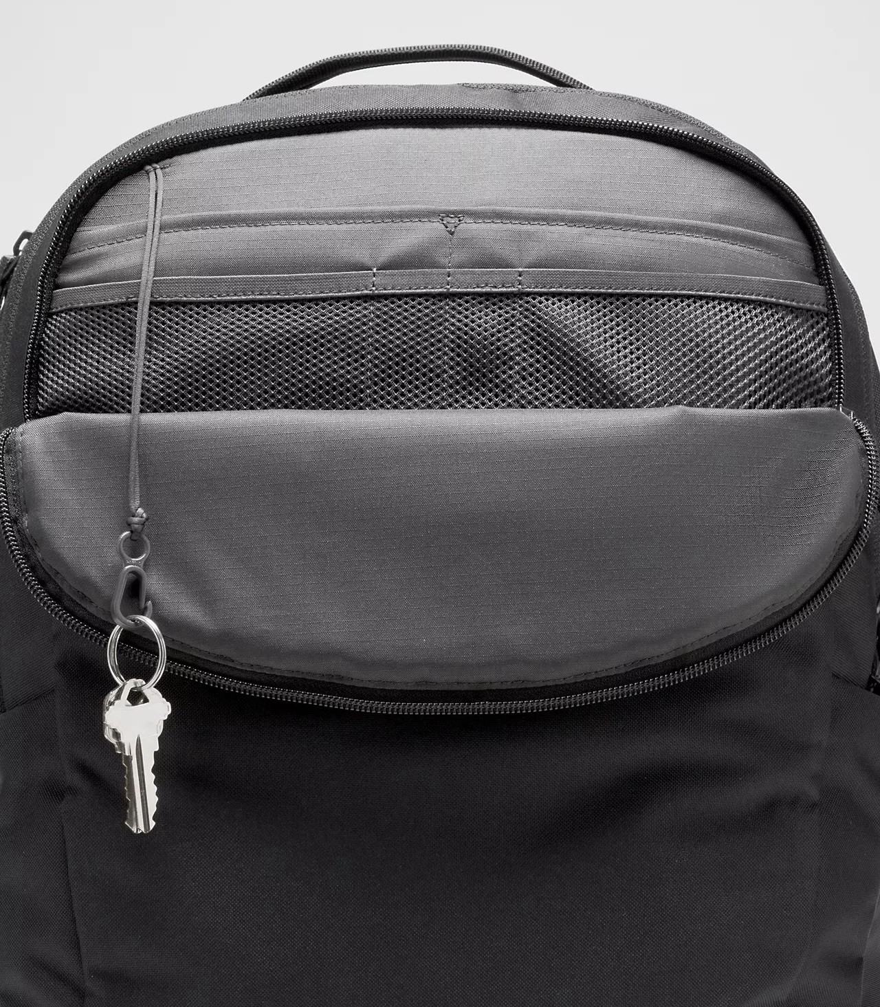 Lululemon Triple-Zip Backpack 28L Tech Canvas, Black/Graphite Grey