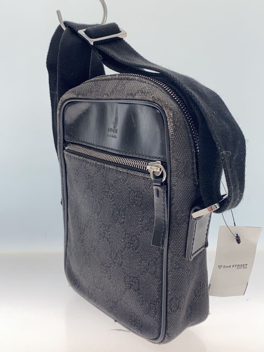 GUCCI GG Canvas Shoulder Bag Black Monogram 101680