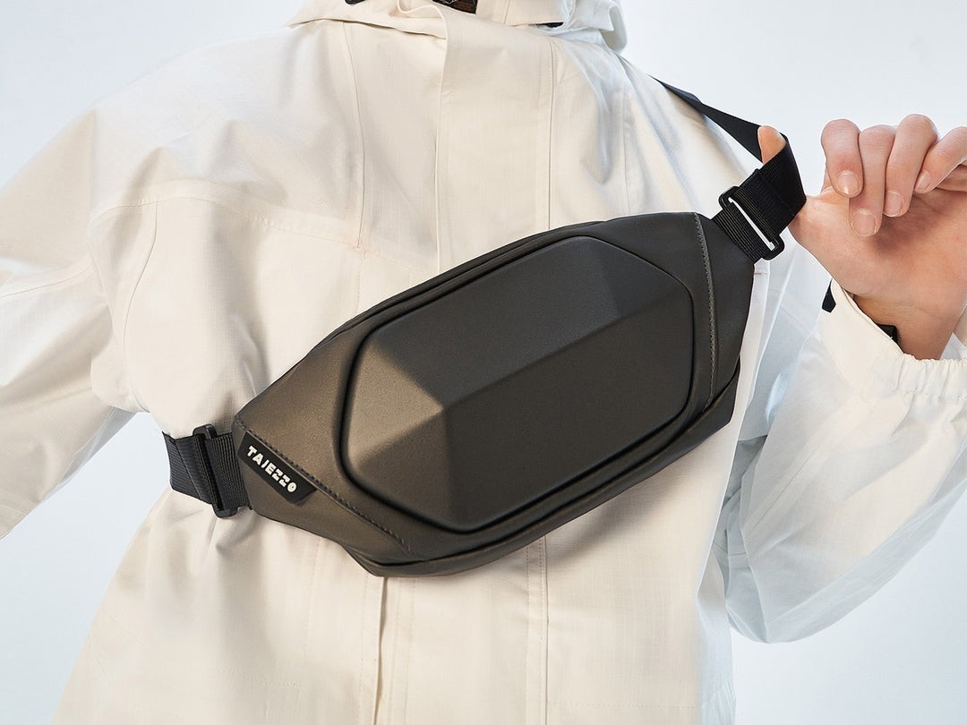 TAJEZZO Waterproof Crossbody Bag Men Travel Anti-Theft Sling Shoulder Bag