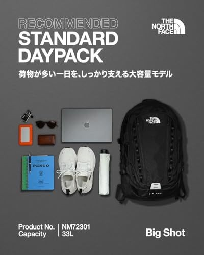 NM72301 THE NORTH FACE Backpack 32L Big Shot CL Black from Japan F/S