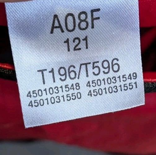 The North Face Waterproof Rolltop Backpack Daypack Red Black READ