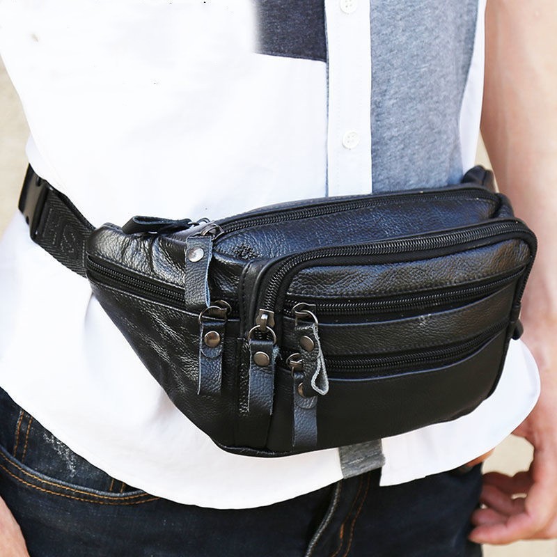Waist Bag Fanny Pack Multi Pocket Large Capacity Travel Hip Belt Pouch