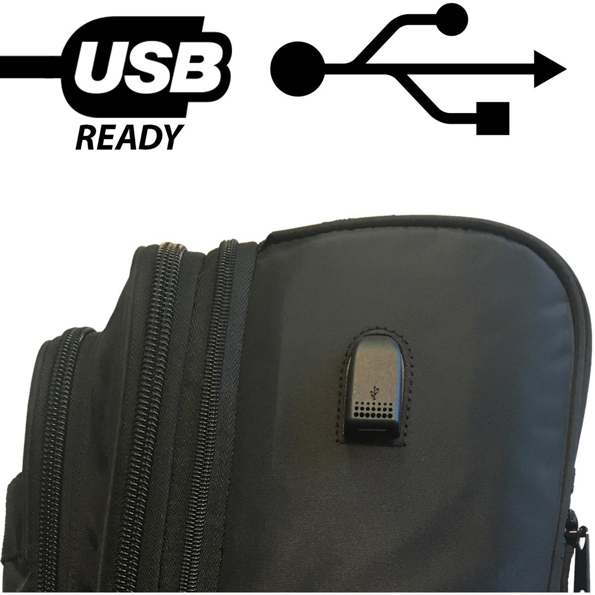 A.Saks 17″ Expandable Upright Under-the-Seat Carry-on Black One Size U4