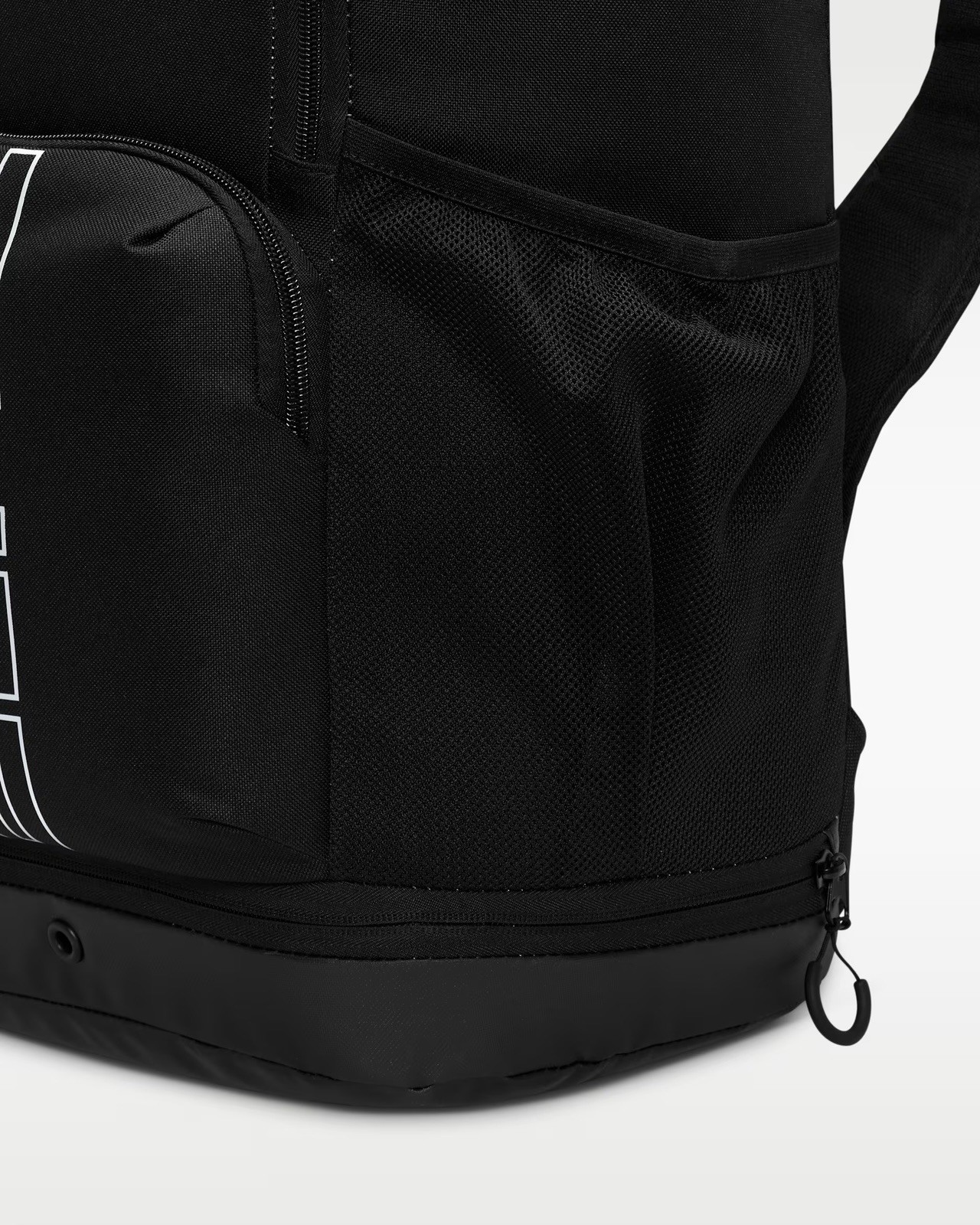Nike Varsity Elite Backpacks Bubble Strap (32L) Black/Black/Metallic Silver New