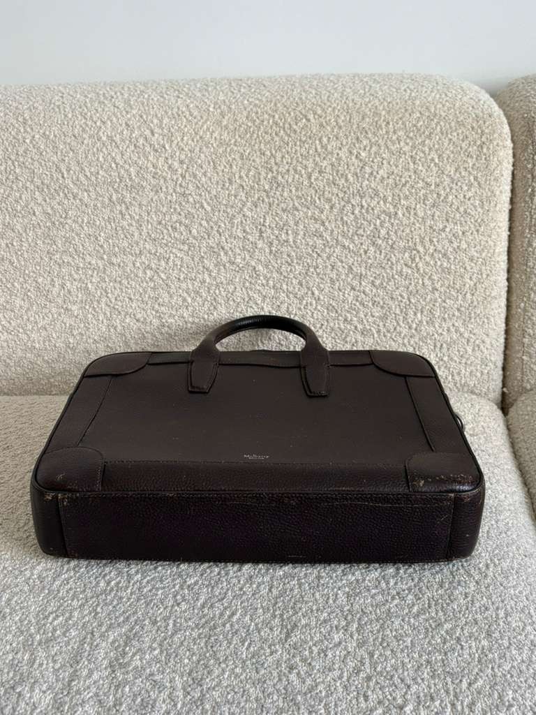 Mulberry Belgrave Single Document Holder – Brown (discontinued color)