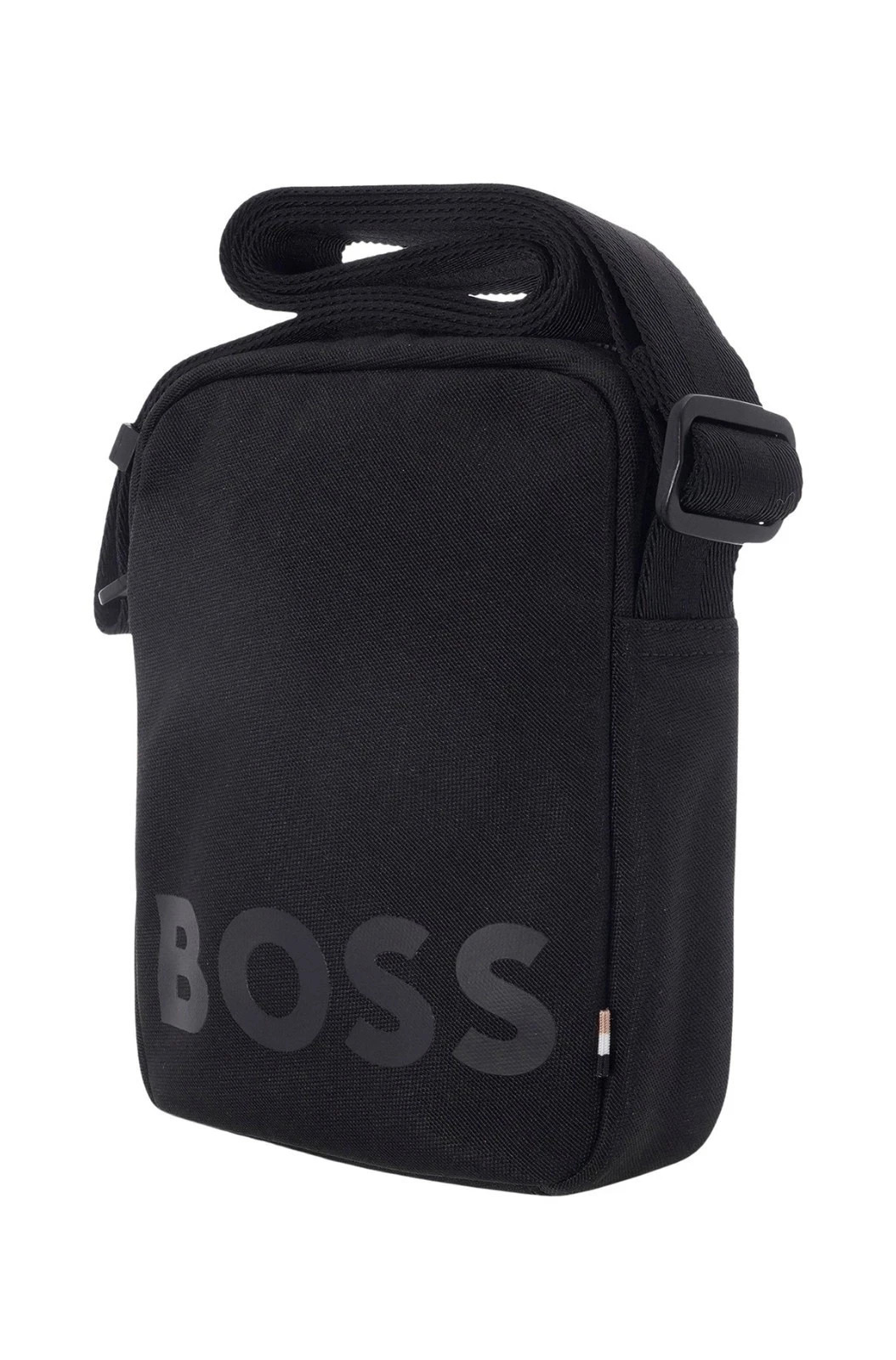 NWT Hugo BOSS Crossbody Pixel Embossed Logo 50549910 Black