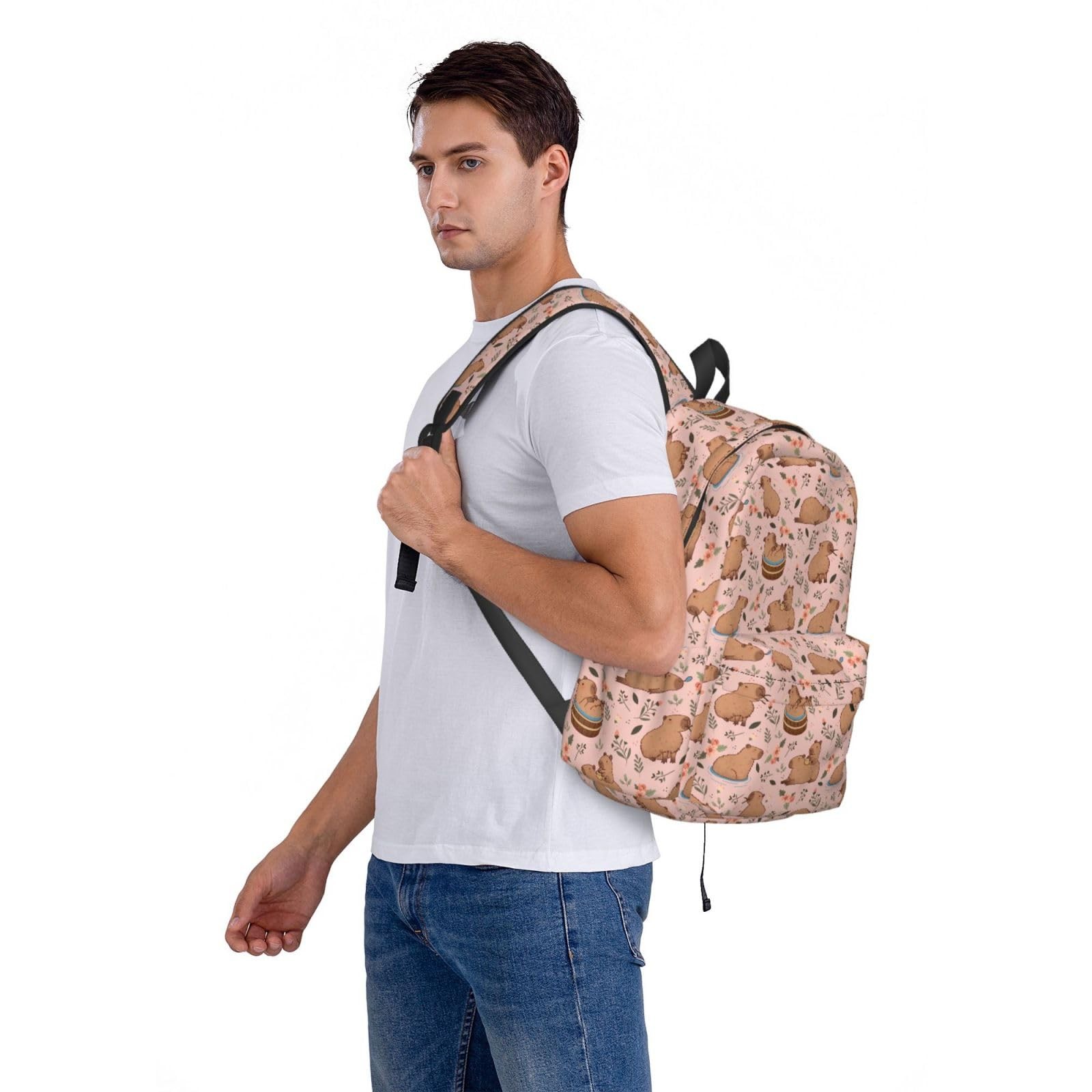 16.9 Inch Laptop Backpack Women Travel Casual Lightweight Waterproof Daypack