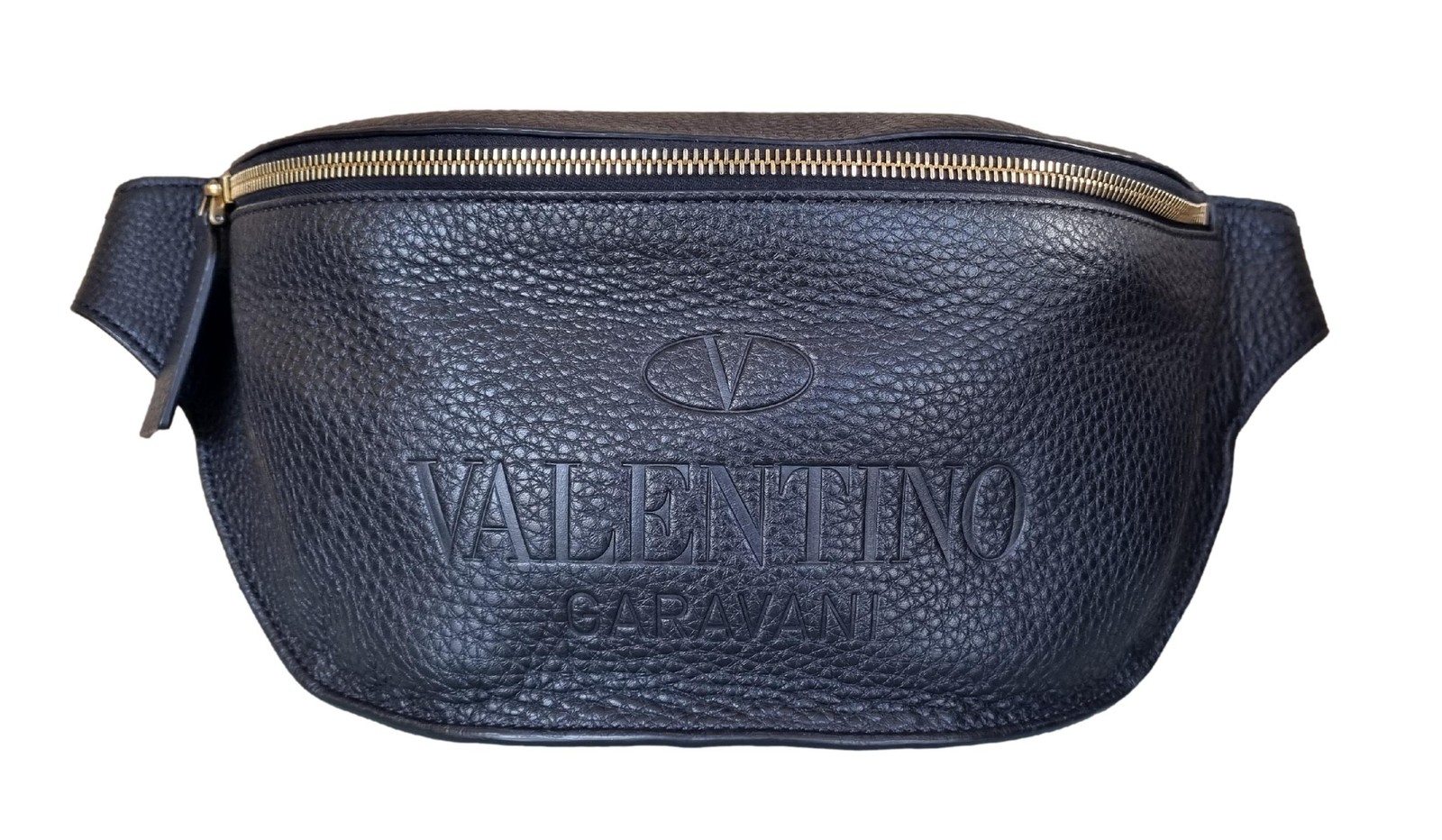 Valentino Garavani Men’s Leather Pouch Identity WB2B0B10QPT Black