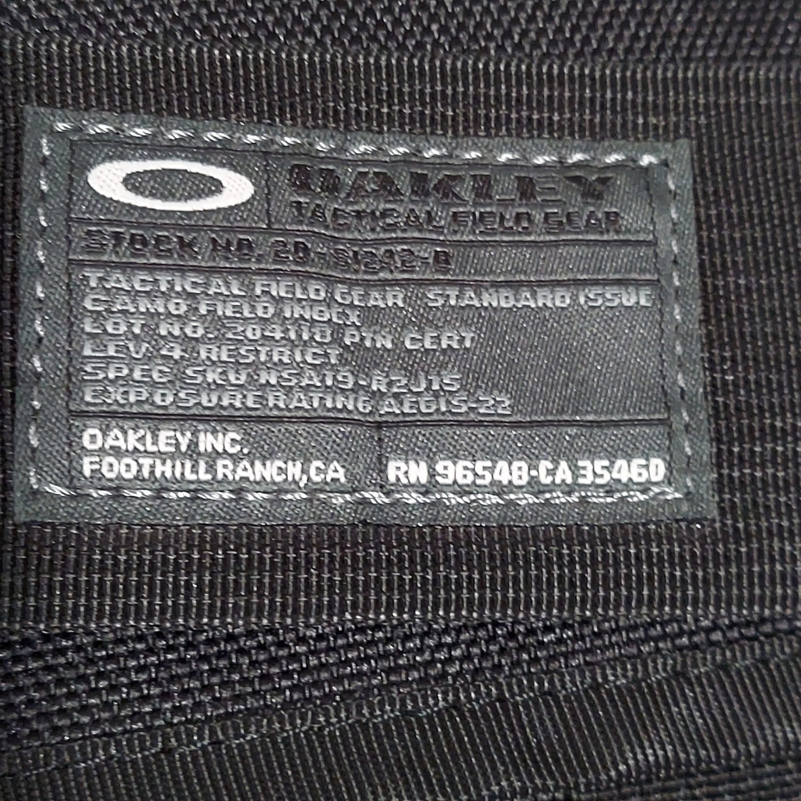 Oakley Shoulder Messenger Bag Pack Black Tactical Field Gear