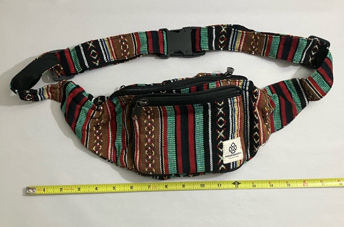 Large Hemp Freakmandu Backpack + Hemp Fanny Pack – Brand New – Made In Nepal