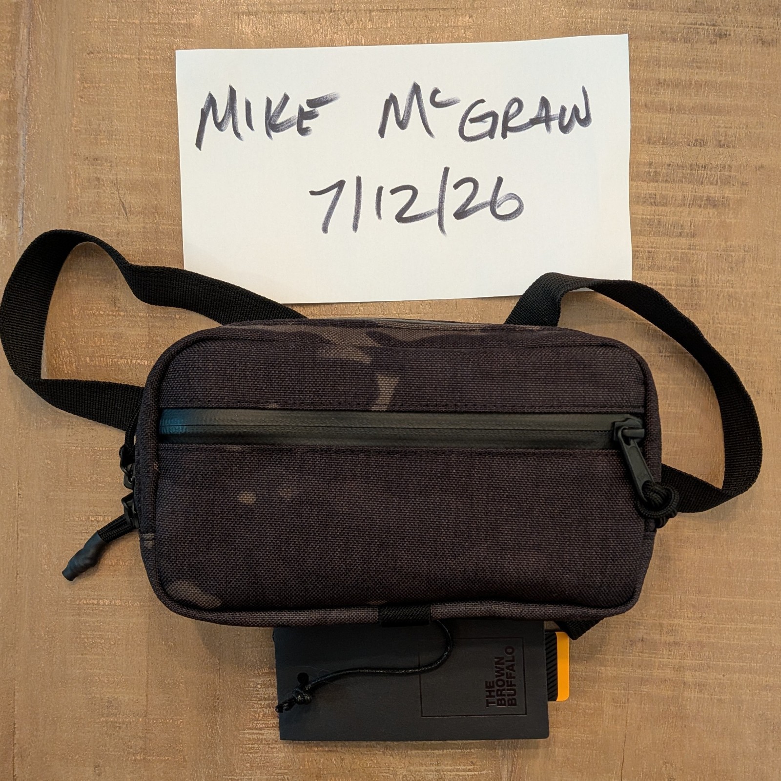 The Brown Buffalo Conceal Waistpack Black Multicam