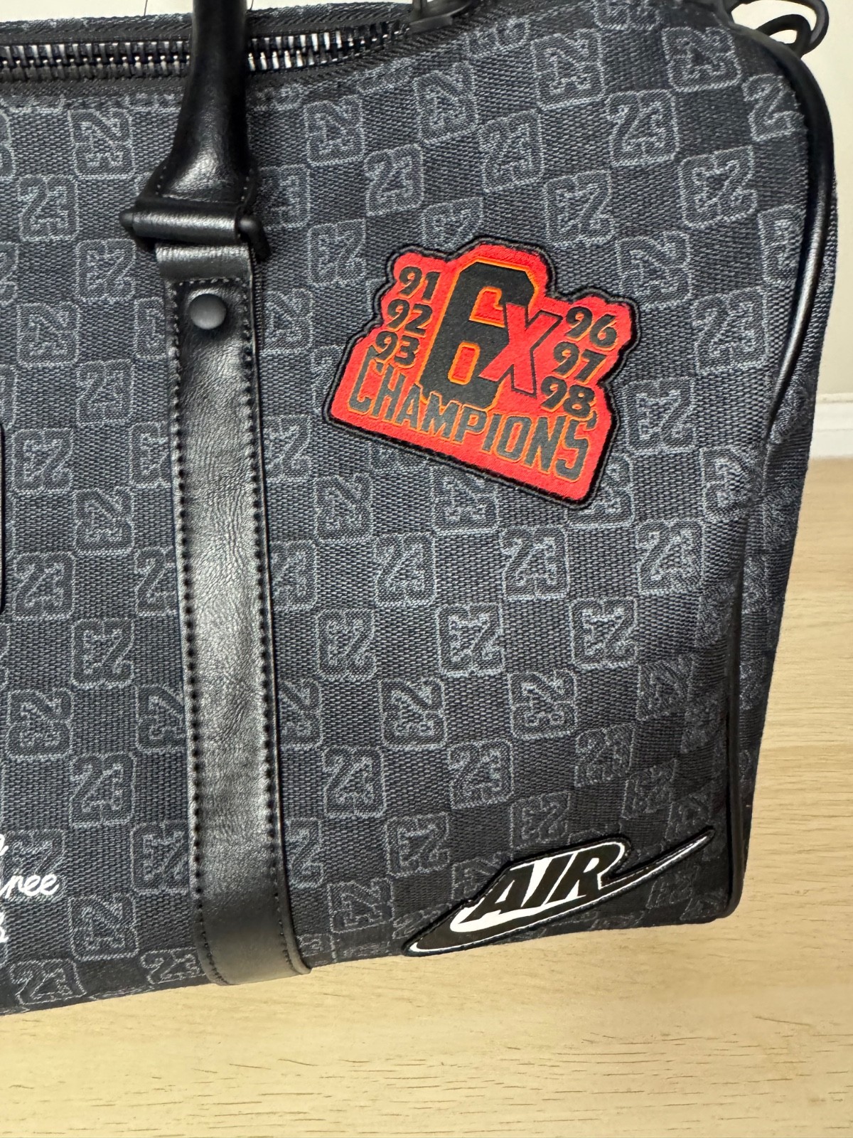 Nike Jordan Monogram Champion Luxury 25L Duffle Bag MM9157-023 Size Medium NEW