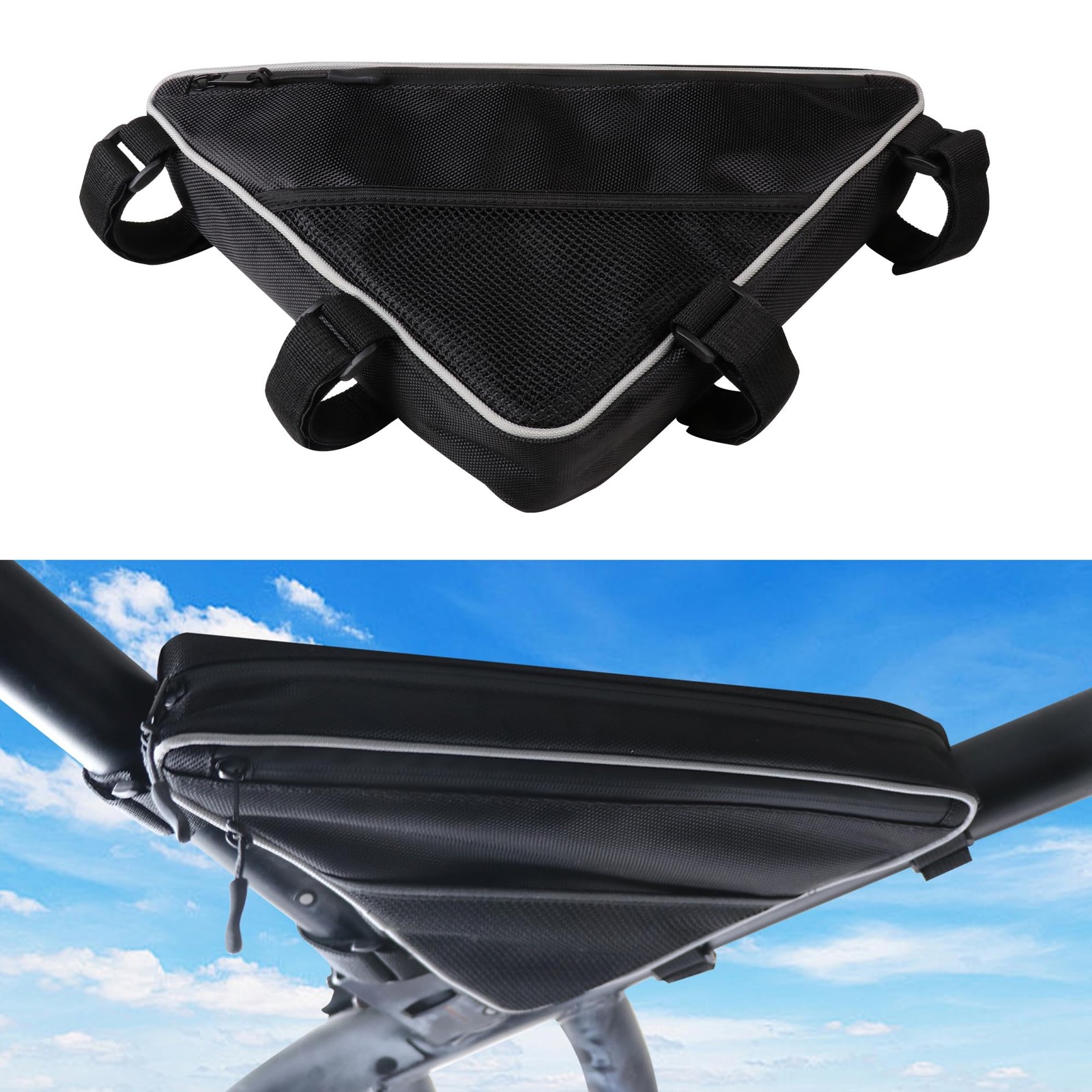 UTV Roll Bar Triangle Storage Bags Waterproof with Polaris RZR Ranger UTVs, R…
