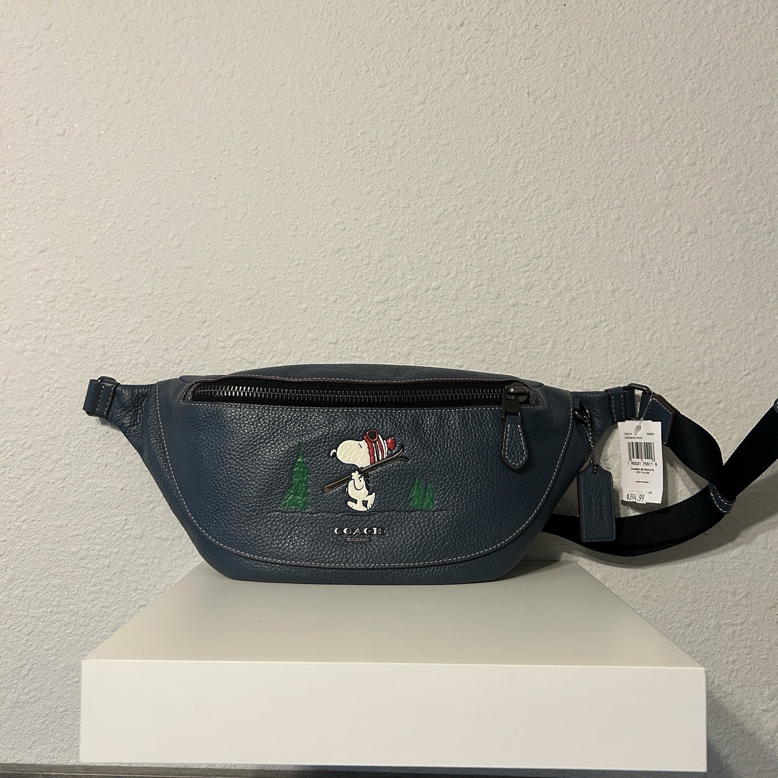 Coach X Peanuts Warren Belt Bag Fanny pack With Snoopy