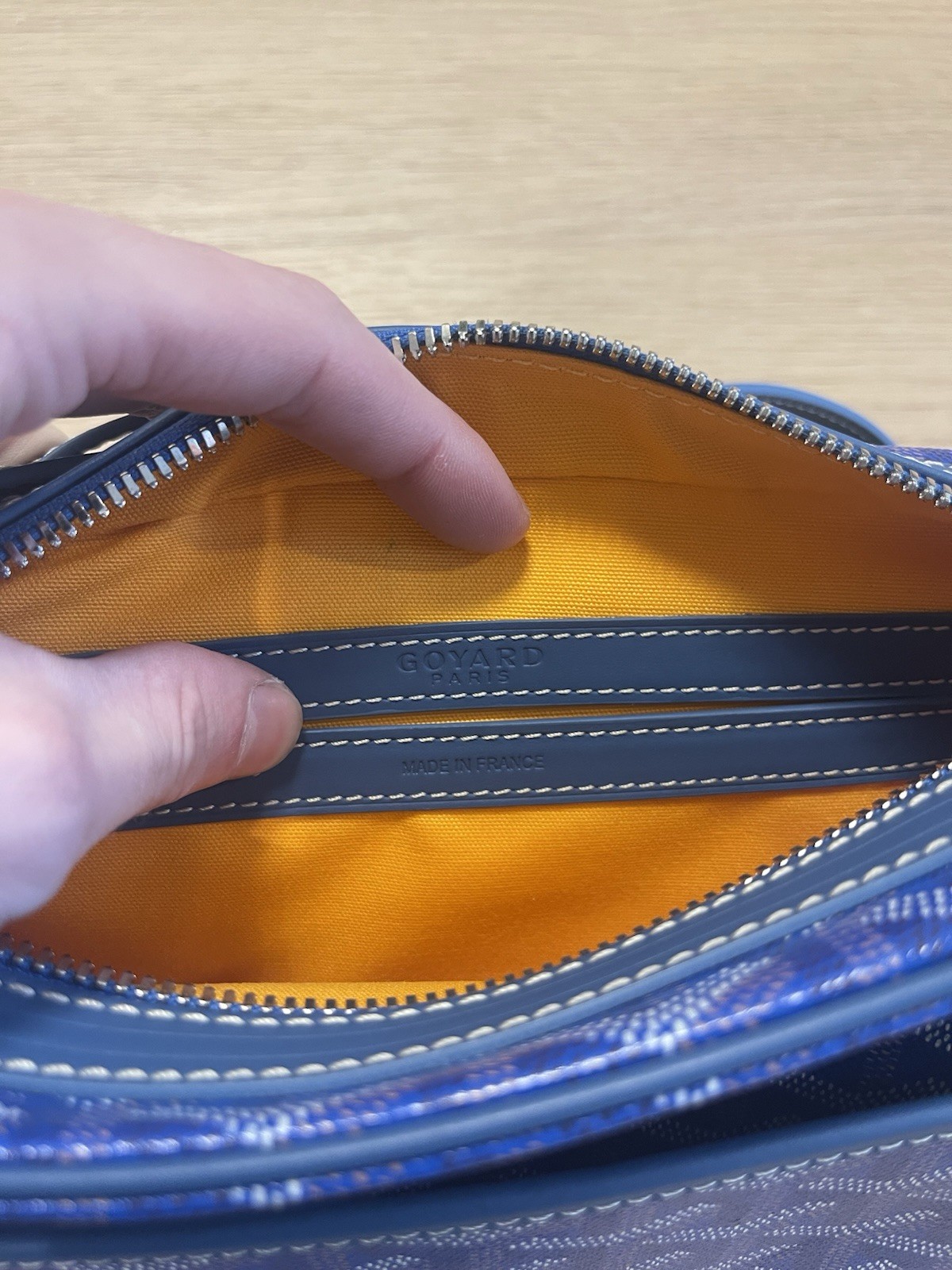 Goyard Cap-Vert PM Bag in Sky Blue Cross Body Bag. 100% Authentic