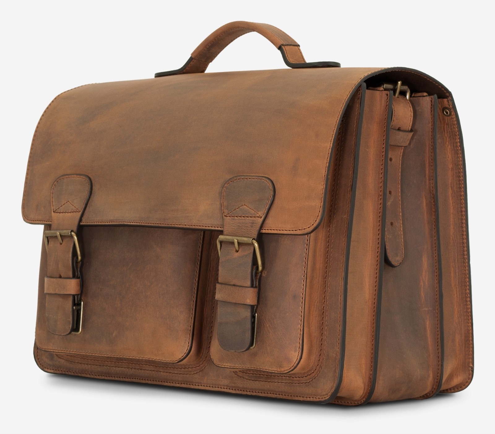 Ruitertassen Scholar Pro III Ranger Full Grain Leather Bag W/ Dust Cover READ