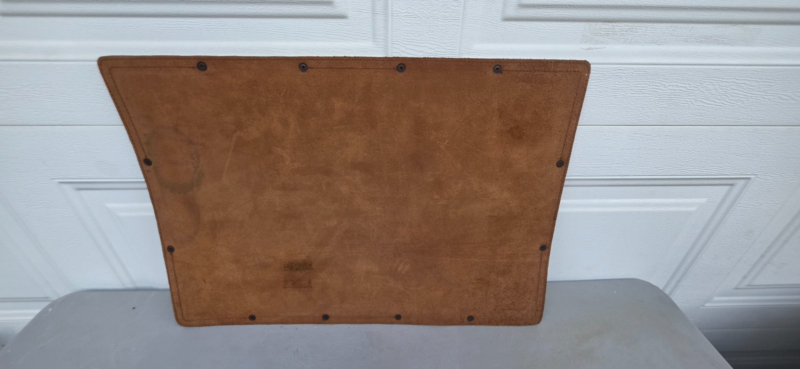 Saddleback Leather Dark Coffee Brown Large Desk Pad – Script Logo