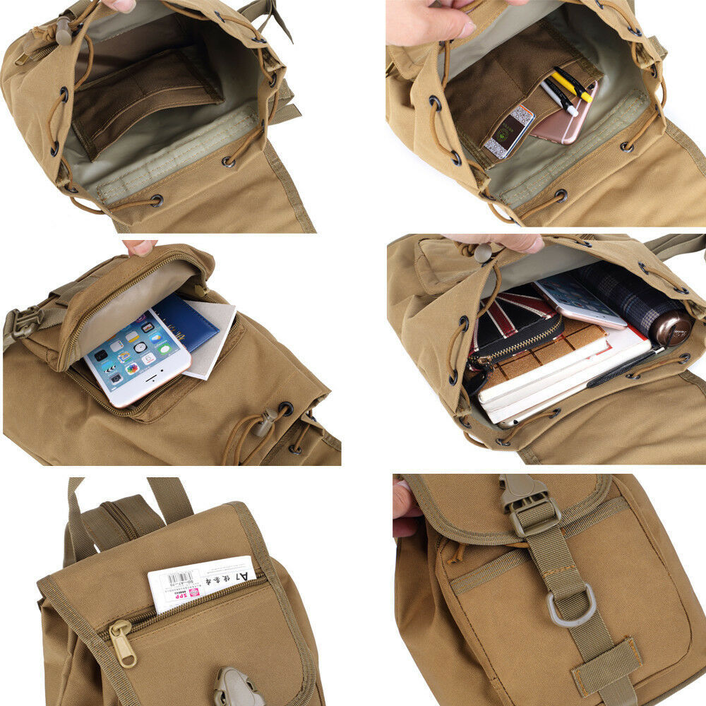 Waterproof Tactical Backpack Men Bag Fashion School Rucksack for Travel Study