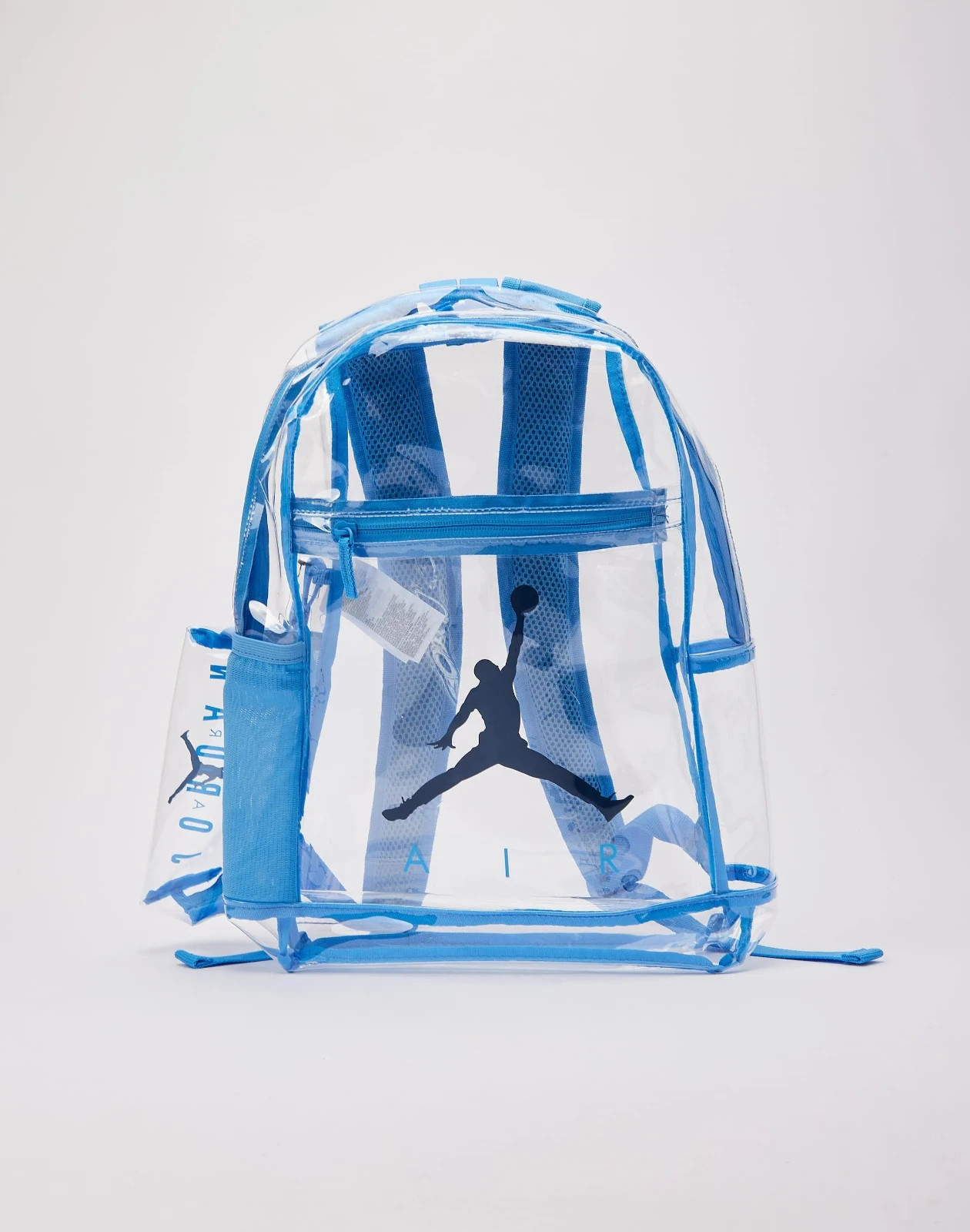 New NIKE JORDAN Jumpman Clear School BACKPACK – University Blue (18″ x 12″ x 5″)