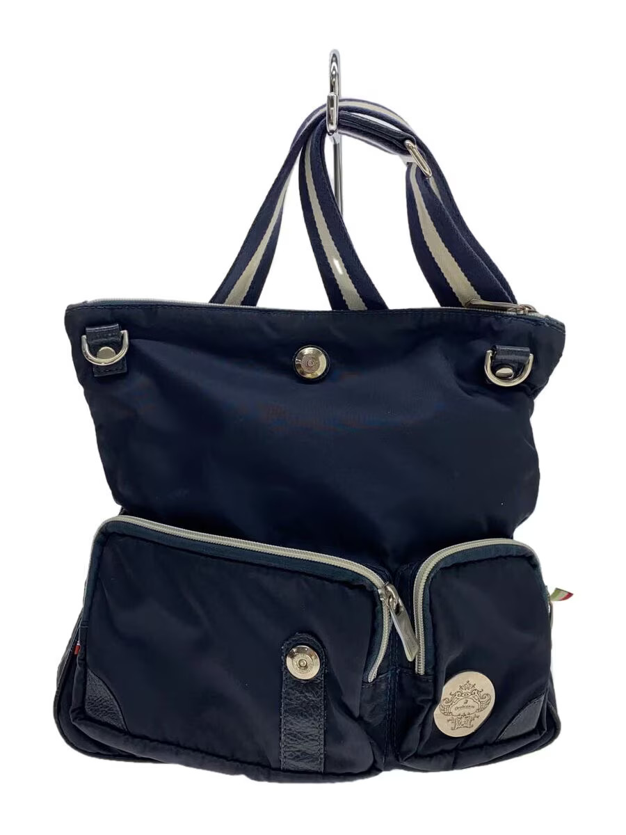 Orobianco Nylon Shoulder Bag, NVY, Solid Color, CAMELOT-D
