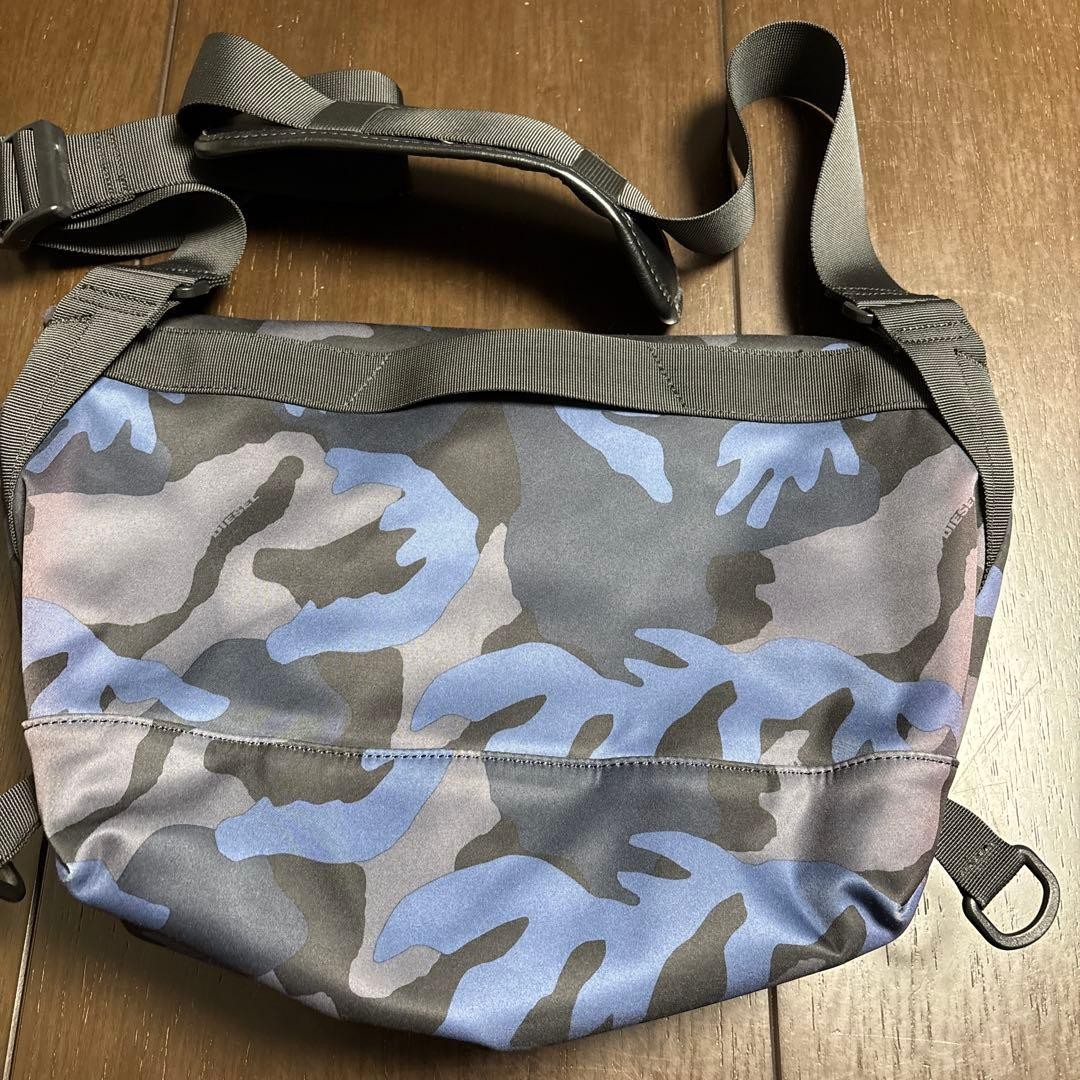 Diesel Men Messenger Shoulder Bag Camouflage 42x15x28cm Luxury Modern Stylish