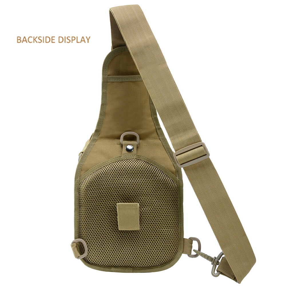 Mens Backpack Tactical Sling Shoulder Bag Molle Travel Chest Pack Outdoor Hiking