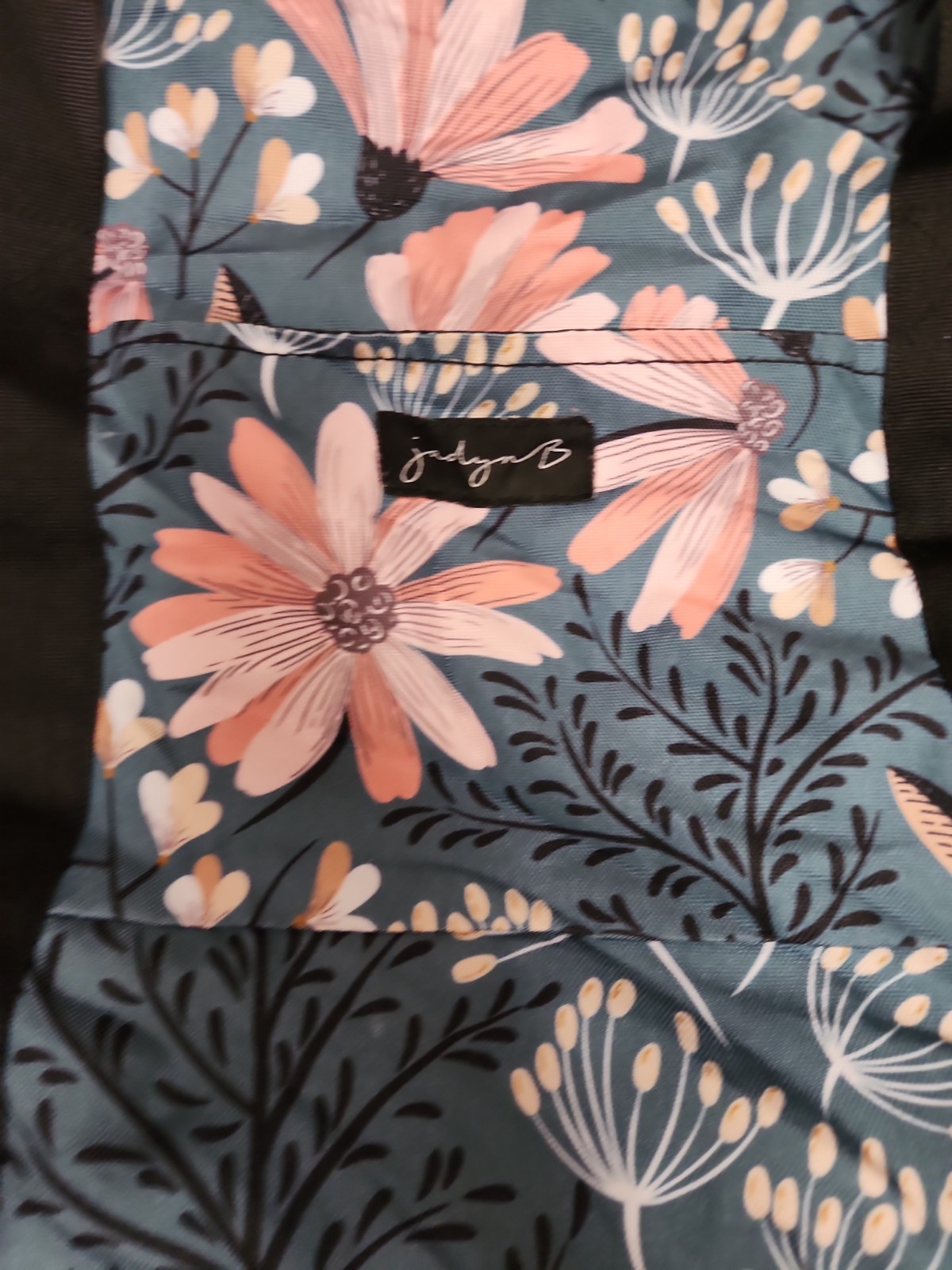 Jadyn B 19″ Barrel Women’s Duffel Bag Navy Floral RN146053 100% polyester China