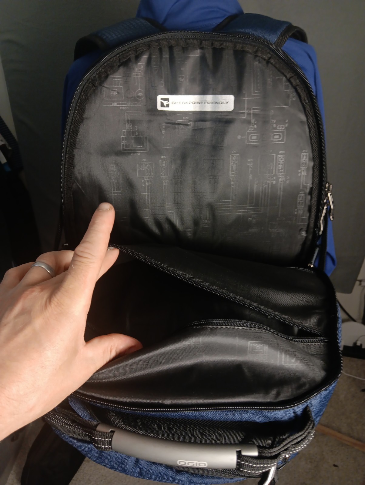 OGIO Prospect Tech Vault Airflow Laptop Multiple Departments Travel Backpack