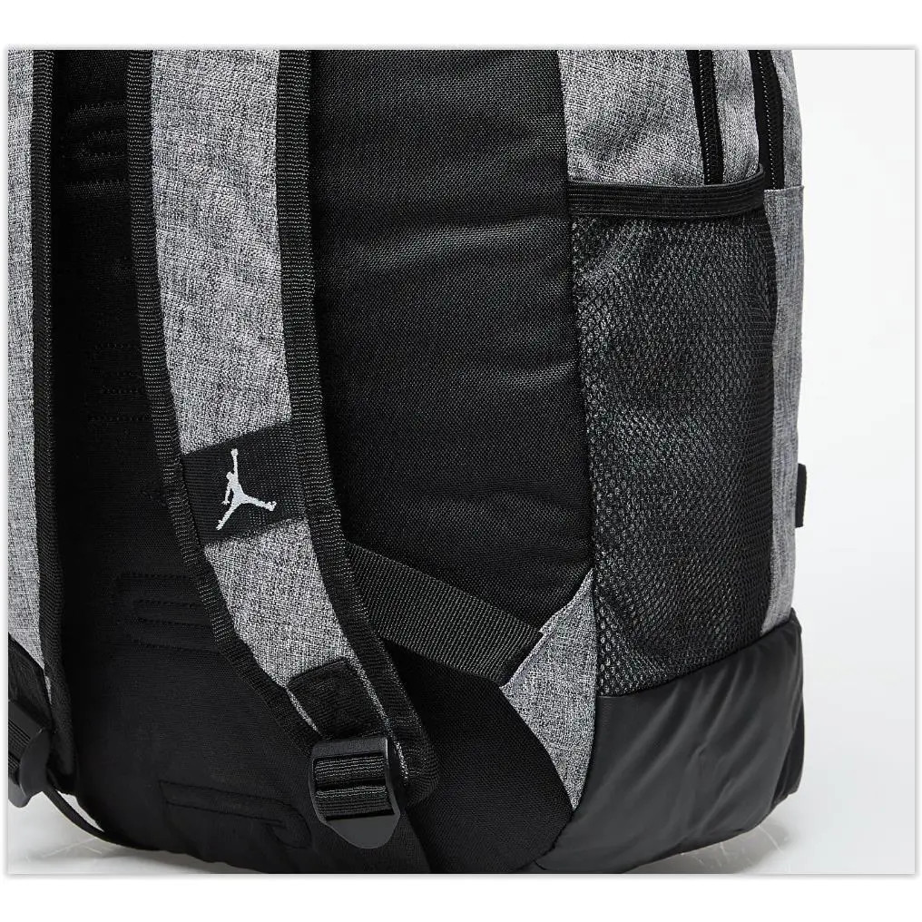 Nike Jordan Level Carbon Heather/Black 15″ Laptop Backpack Bag NEW MA0879-GEH