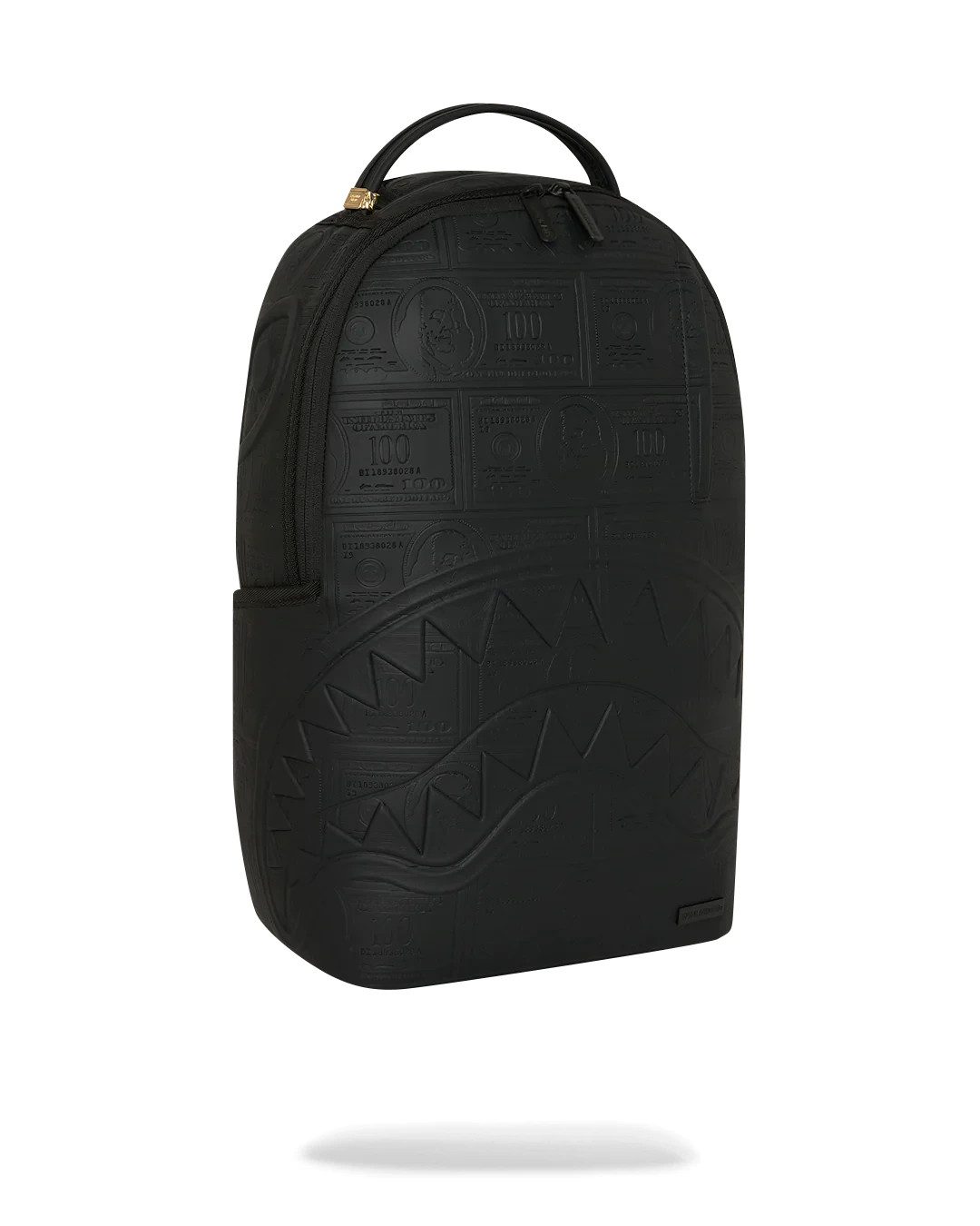 Sprayground Embossed MONEY HEIST Backpack🔥New Black Bookbag Kids School Bag