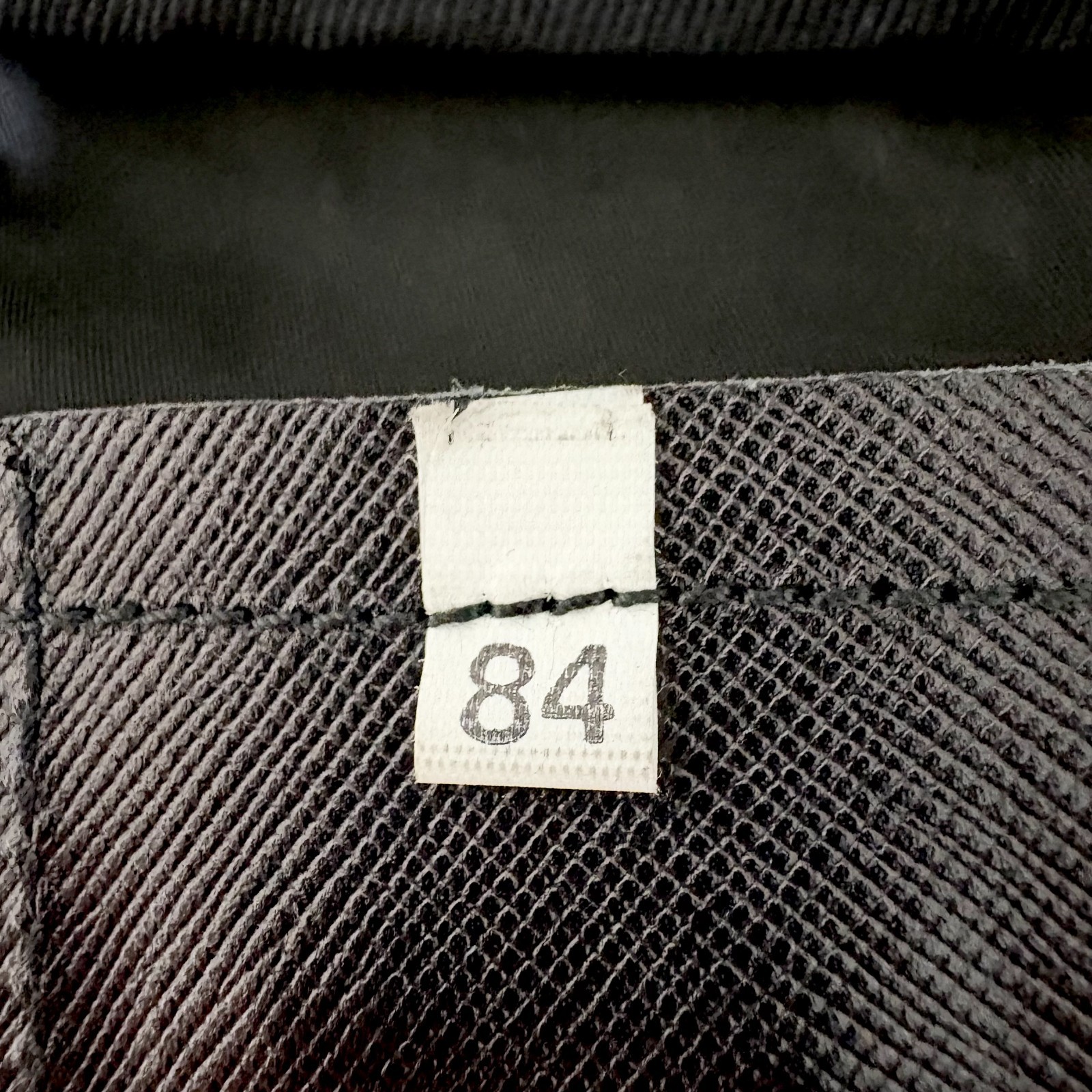 PRADA Nylon Backpack Black Triangle Logo White Tag Vintage Unisex Bag
