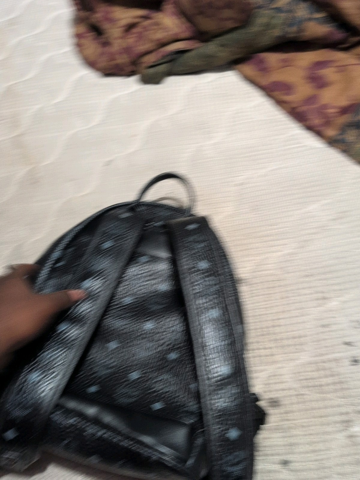 MCM Backpack Black And Large (SAME DAY SHIPPING)