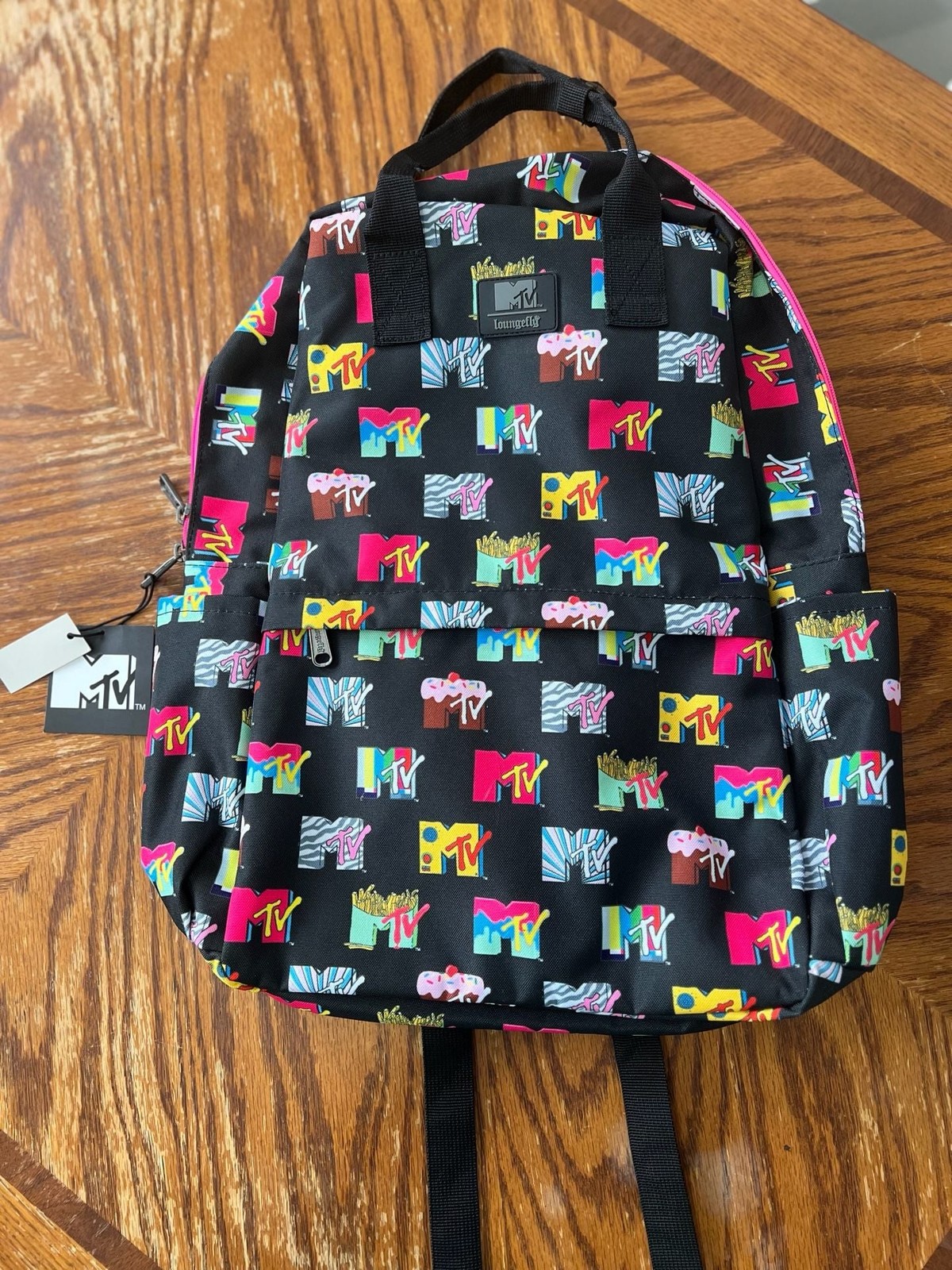 MTV Logos Backpack Adjustable Padded Straps