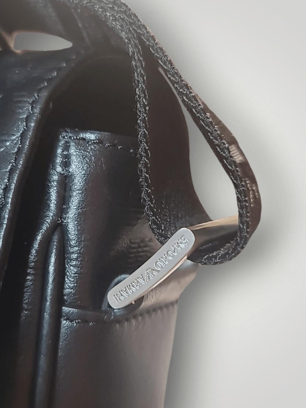 Emporio Armani Black Mens Crossbody Messenger Bag