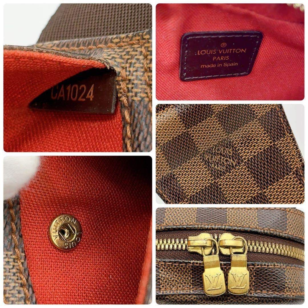 Louis Vuitton Geronimos Damier Body Bag Handbag Luxury Vintage 10.5x18x4cm