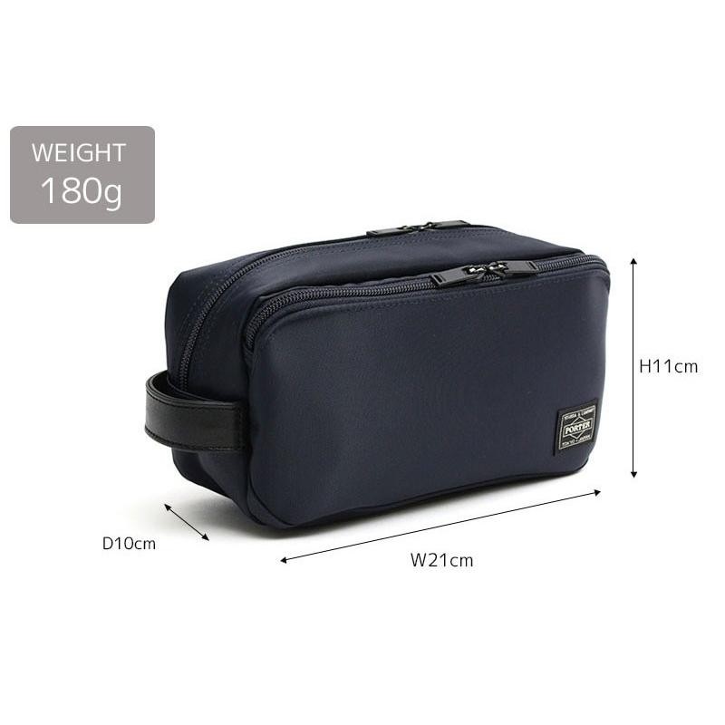 PORTER TIME Pouch 655-17877-10 (Color: Black) Yoshida & Co. Yoshida From Japan