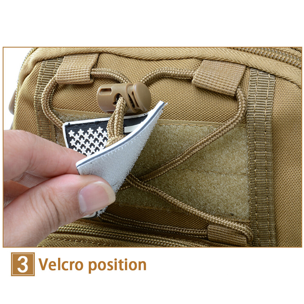 Mens Backpack Tactical Sling Shoulder Bag Molle Travel Chest Pack Outdoor Hiking