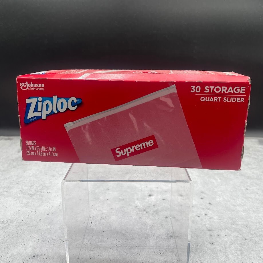 SUPREME ZIPLOC Zip Lock Bags 1 Box of 30 Count