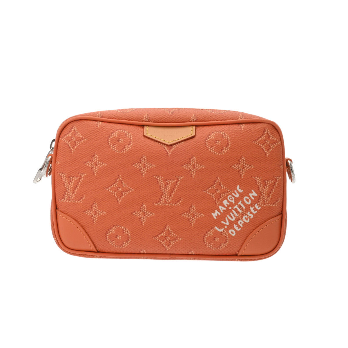 LOUIS VUITTON Trocadero Wearable Wallet M26825 Monogram Heritage caramel men…
