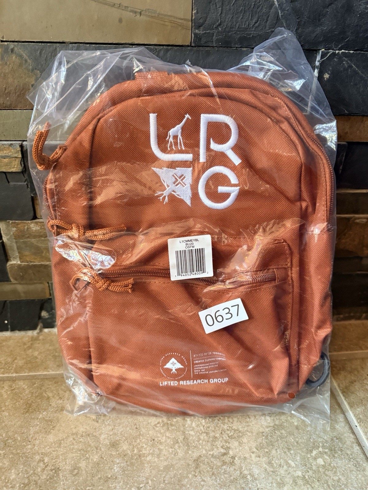 LRG Sling Bag Shoulder Tan Strap Lifecycle Crossbody New FAST SHIPPING