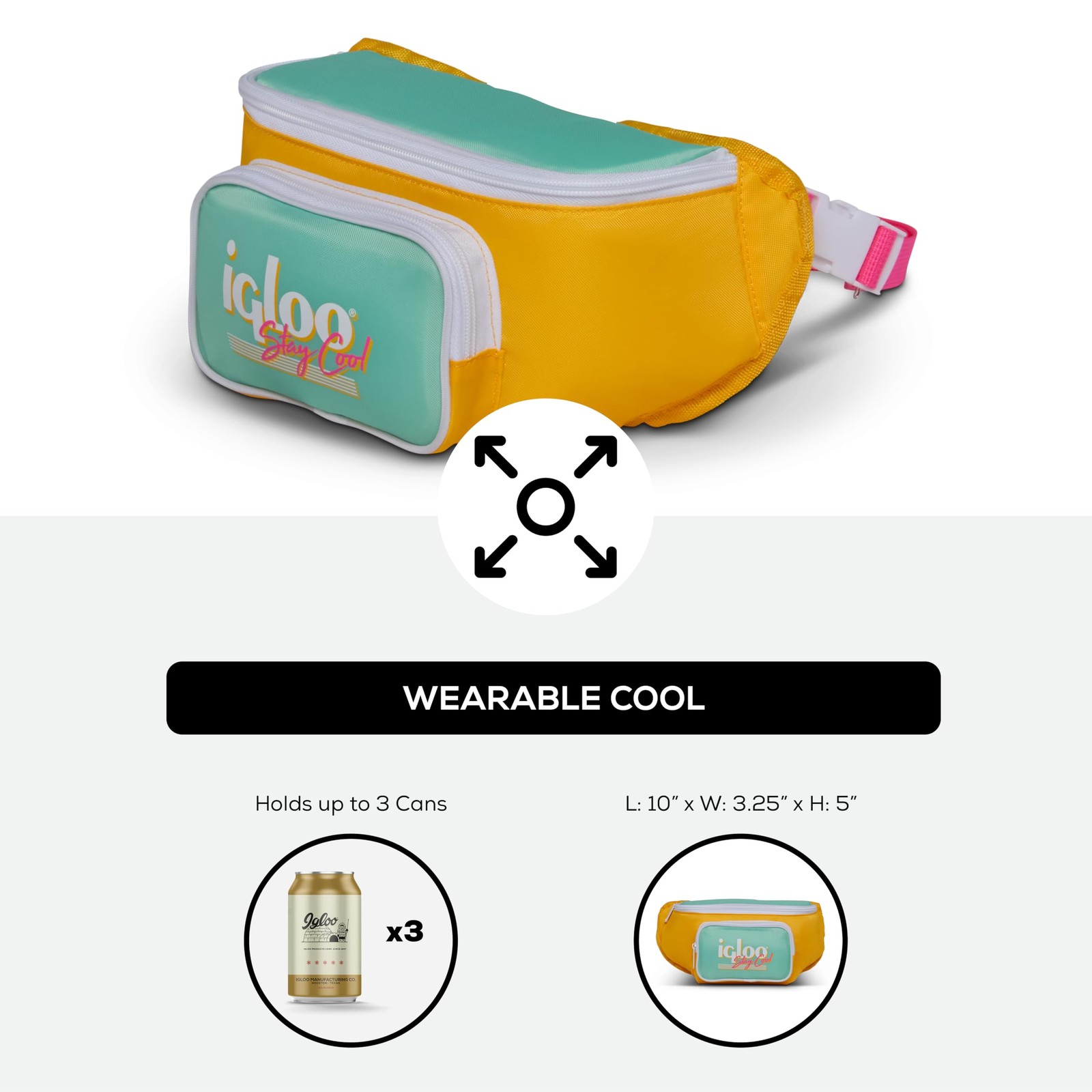 Yellow Mint Fanny Pack | Stylish, Lightweight, and Functional Design