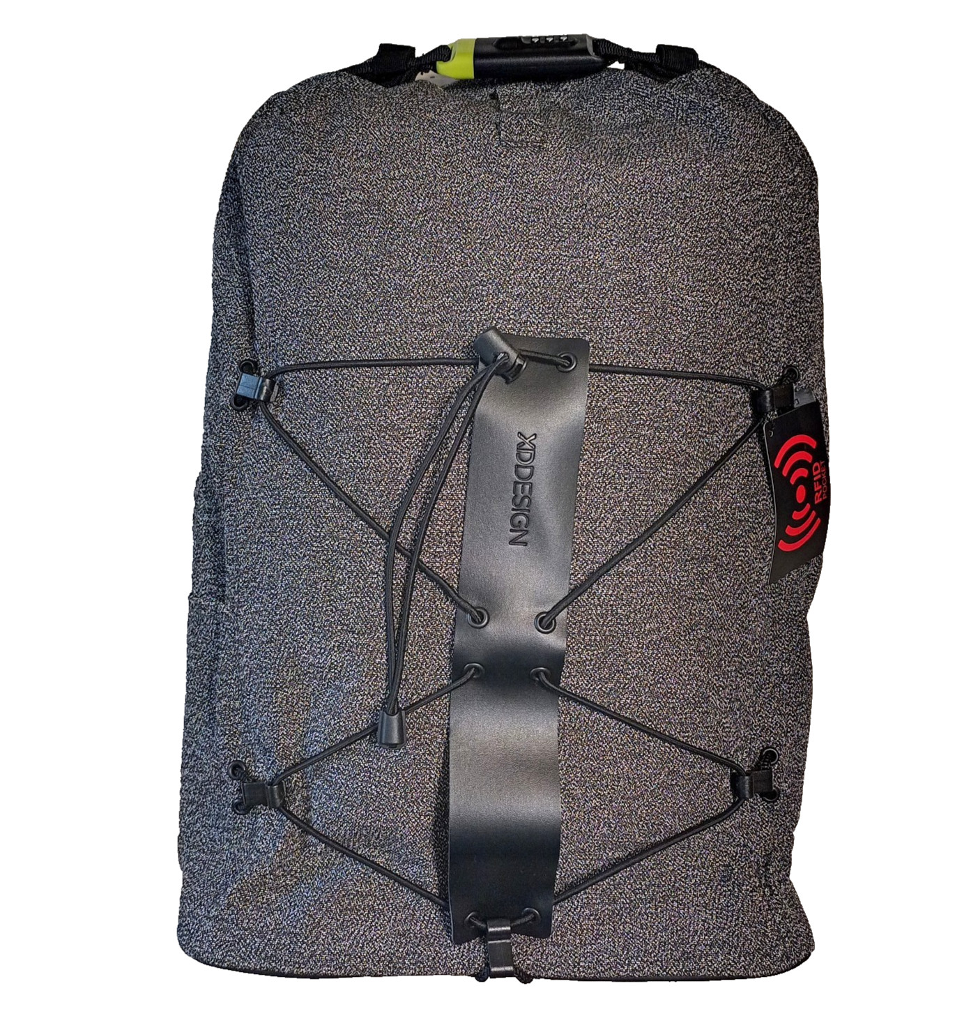 XD Design Bobby Urban Anti-Theft Cut-Proof Backpack Grey Roll Top Lock New