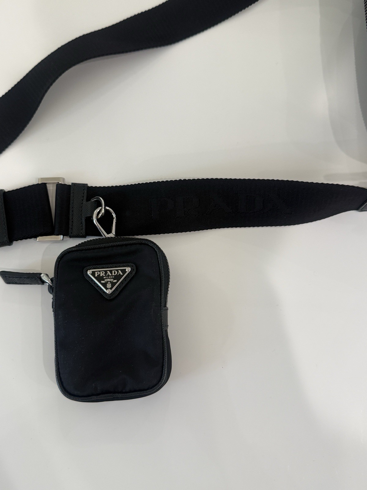 Prada Re-Nylon and Saffiano Leather Shoulder Bag