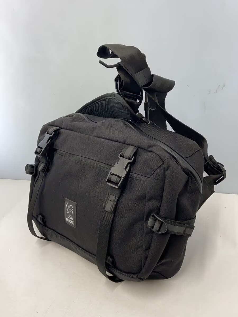 CHROME Shoulder Bag, Polyester, Black, bg-351-bk-na-na