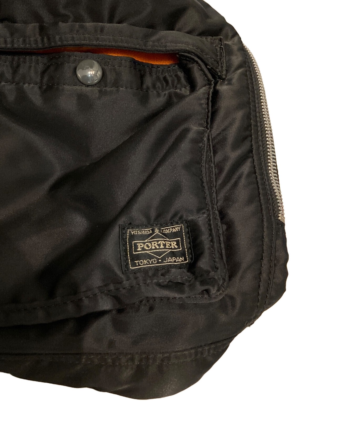 PORTER Tanker Day Pack Backpack Black Nylon Men 622 69388 Used Japan 42cm 29cm