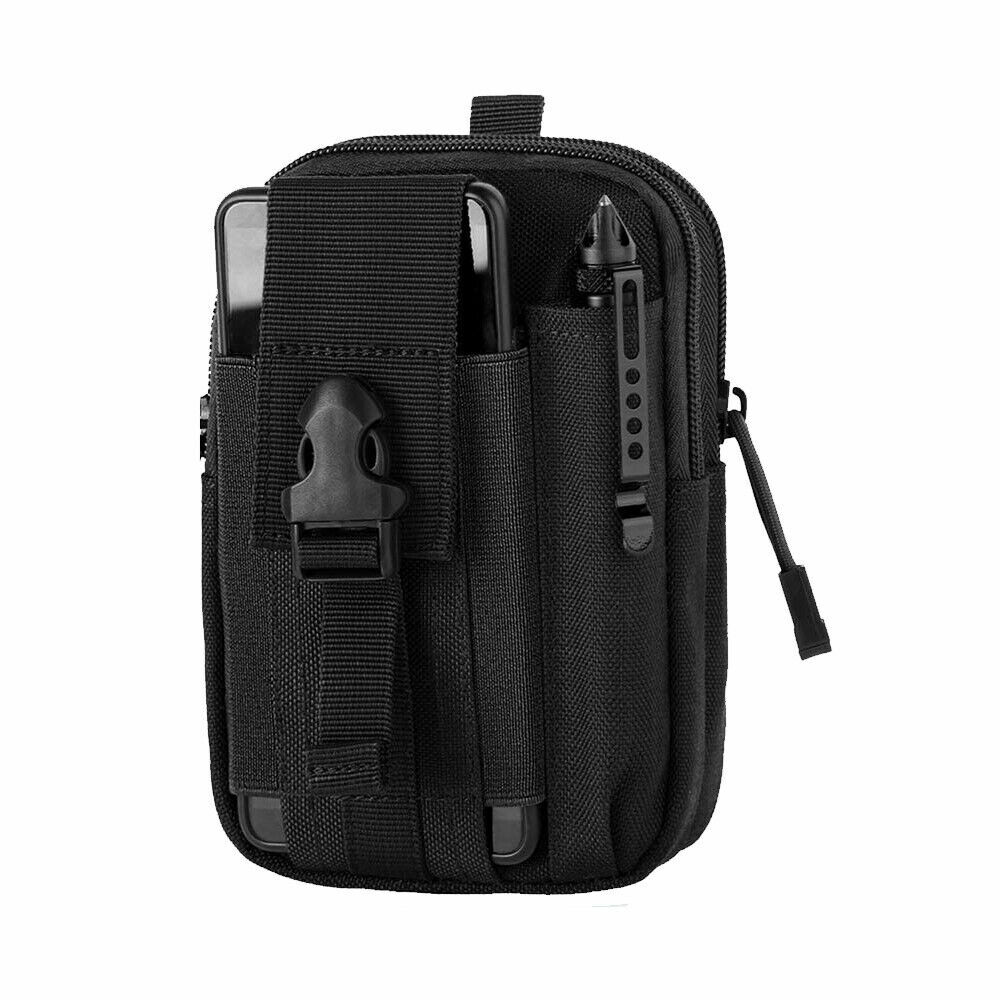 7″ Tactical Waist Fanny Pack Belt Bag Phone Pouch Military for Camping Hiking US